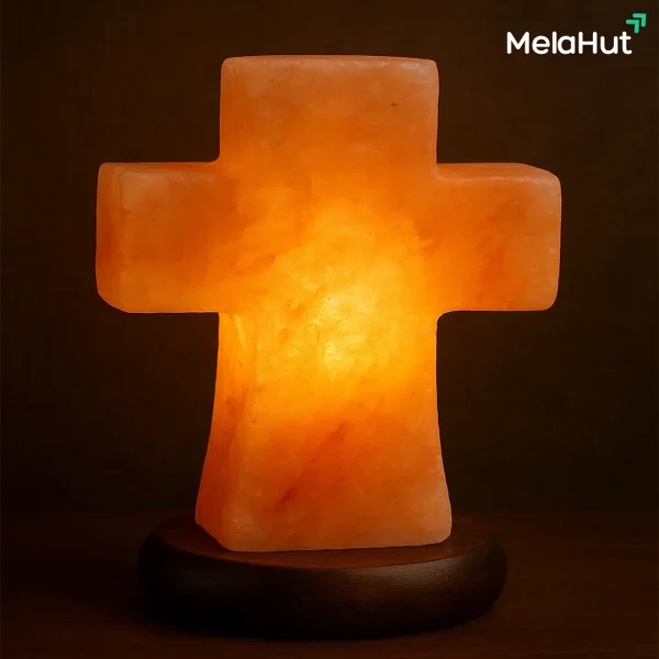 Cross Salt Lamp