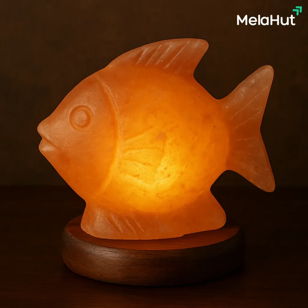 Fish Salt Lamp
