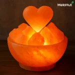 Heart Fire Bowl Salt Lamp