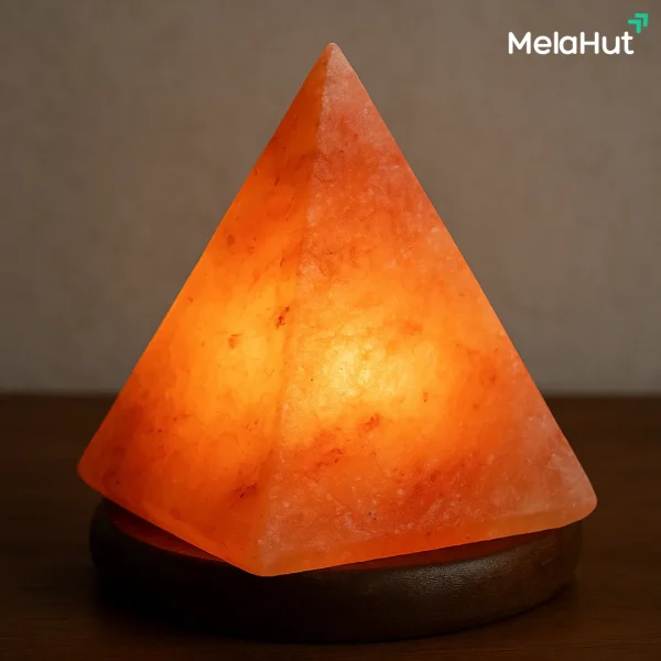 Pyramid Salt Lamp
