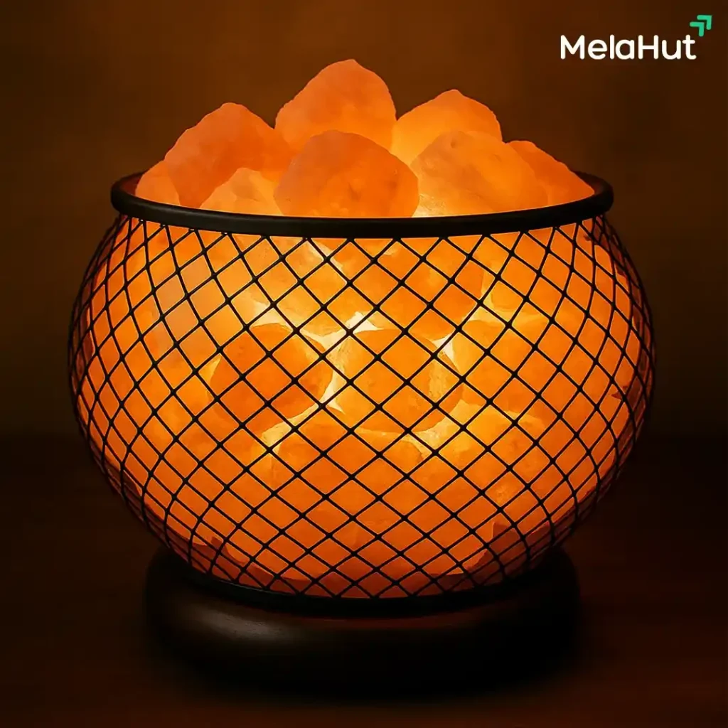 Mesh Basket Lamp