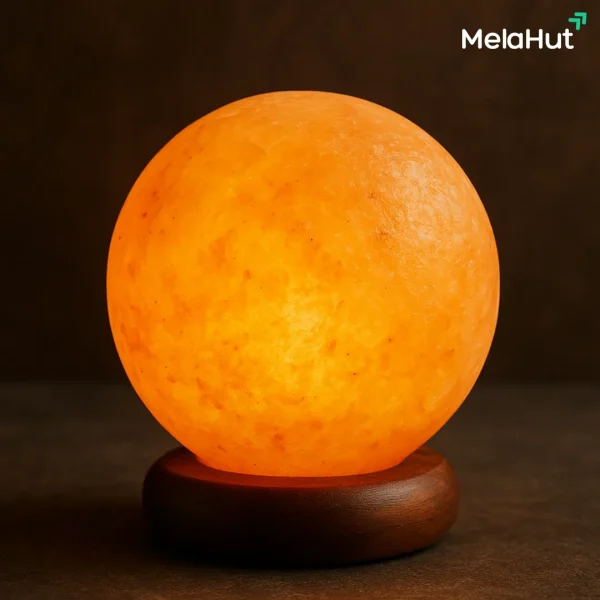 USB Globe Salt Lamp